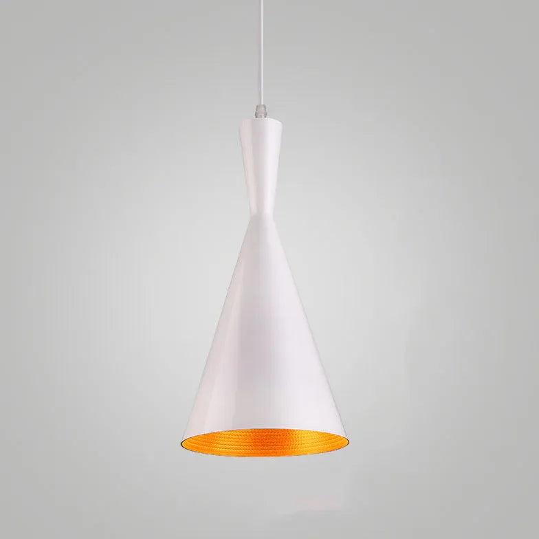 Modern Cone Matte Pendant Light for Kitchen - Sleek Dining Room & Island Lighting Fixture