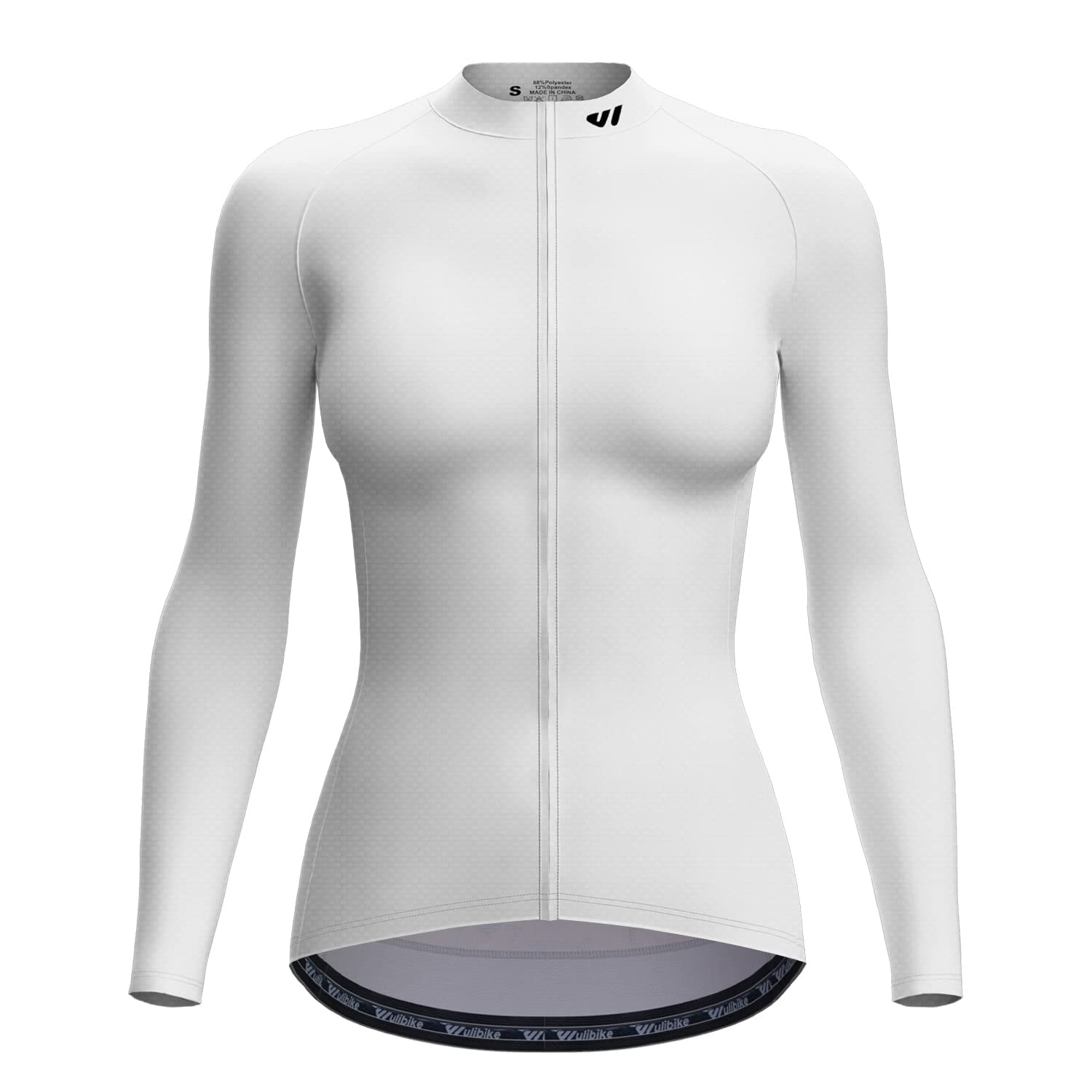 **Wulibike Women's Long Sleeve Cycling Jersey - Breathable Bike Shirt with Pockets for Road & Mountain Biking - Perfect for Commuting, Training & Outdoor Sports**