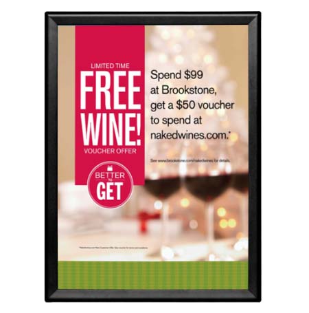 18x24 Safety Edge Corners Snap Frame - 1 1/4