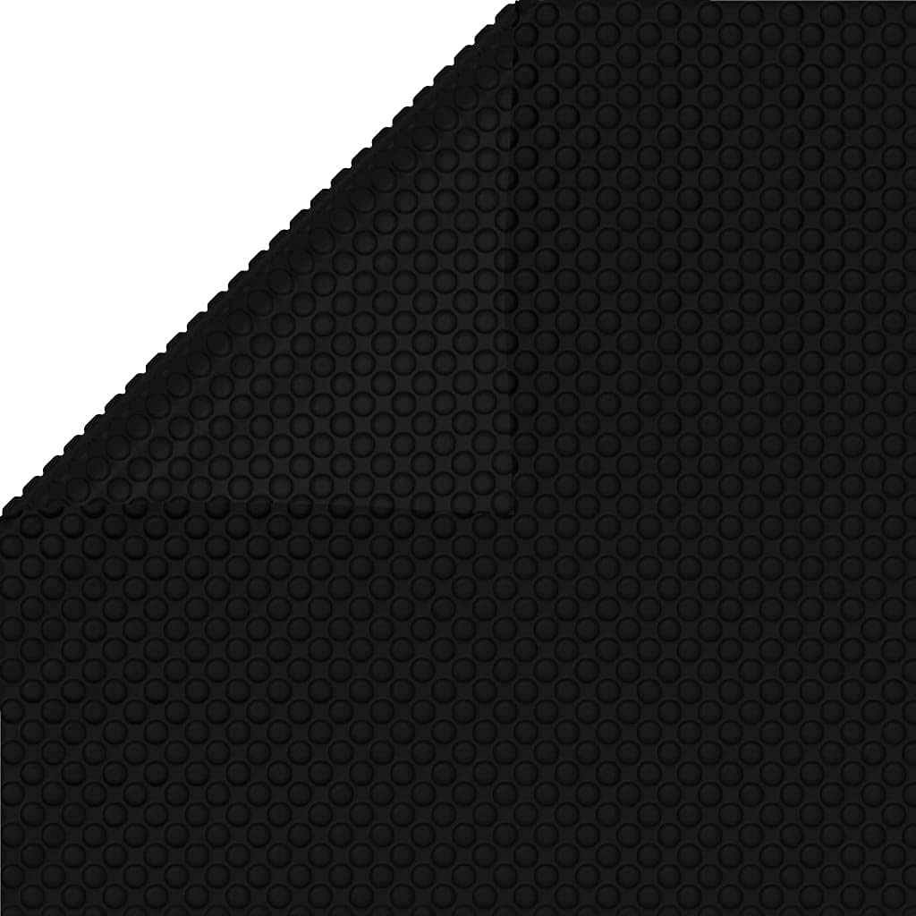 19.8 x 13.1 Ft Black Rectangle Solar Pool Cover - Winter Swimming Pool Blanket, Floating PE Solar Film for Heat Retention | Perfect for Inground & Above Ground Pools