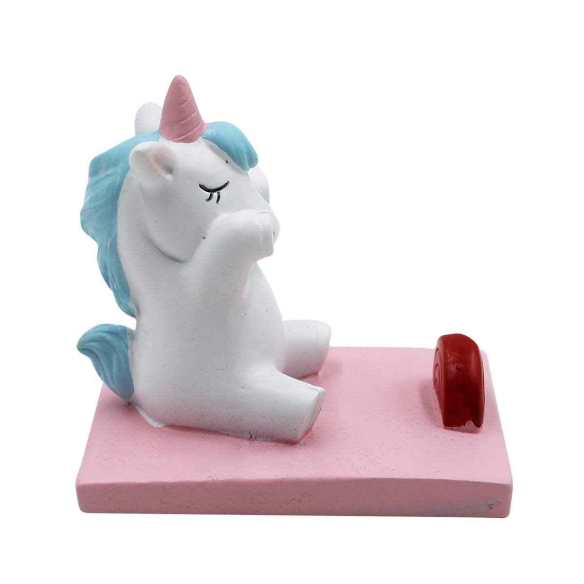 Suillty Cute Cartoon Unicorn Phone Holder - Small Exquisite Desk Stand for Smartphones & Mobile Devices | Perfect for Office, Home Decor & Gift Giving