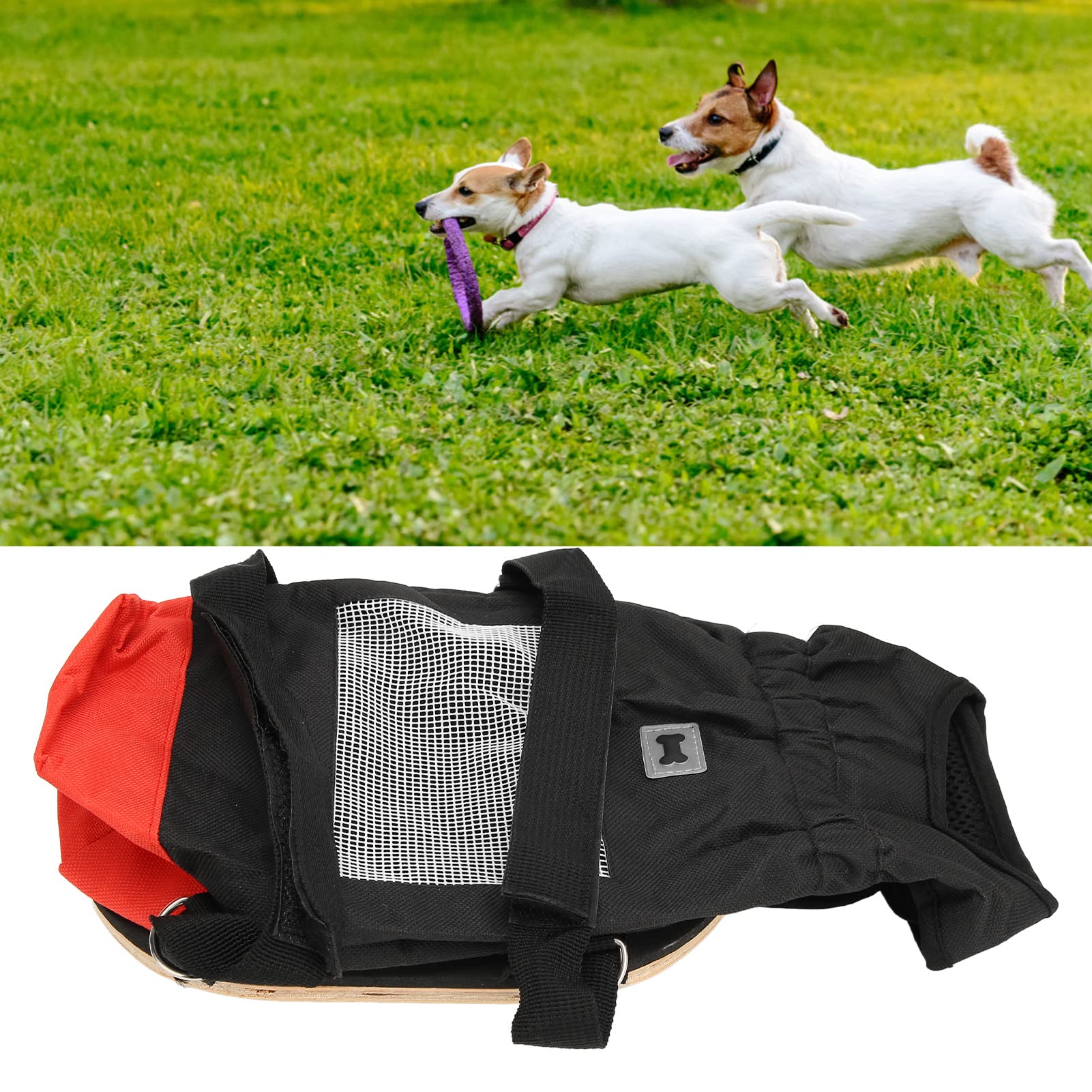 Dog & Cat Wheelchair for Hind Legs - Adjustable Pet Mobility Scooter with Silent Wheels for Disabled Pets (6.5-9kg/14.3-19.8lb) - Ideal for Post-Surgery Recovery & Arthritis Relief