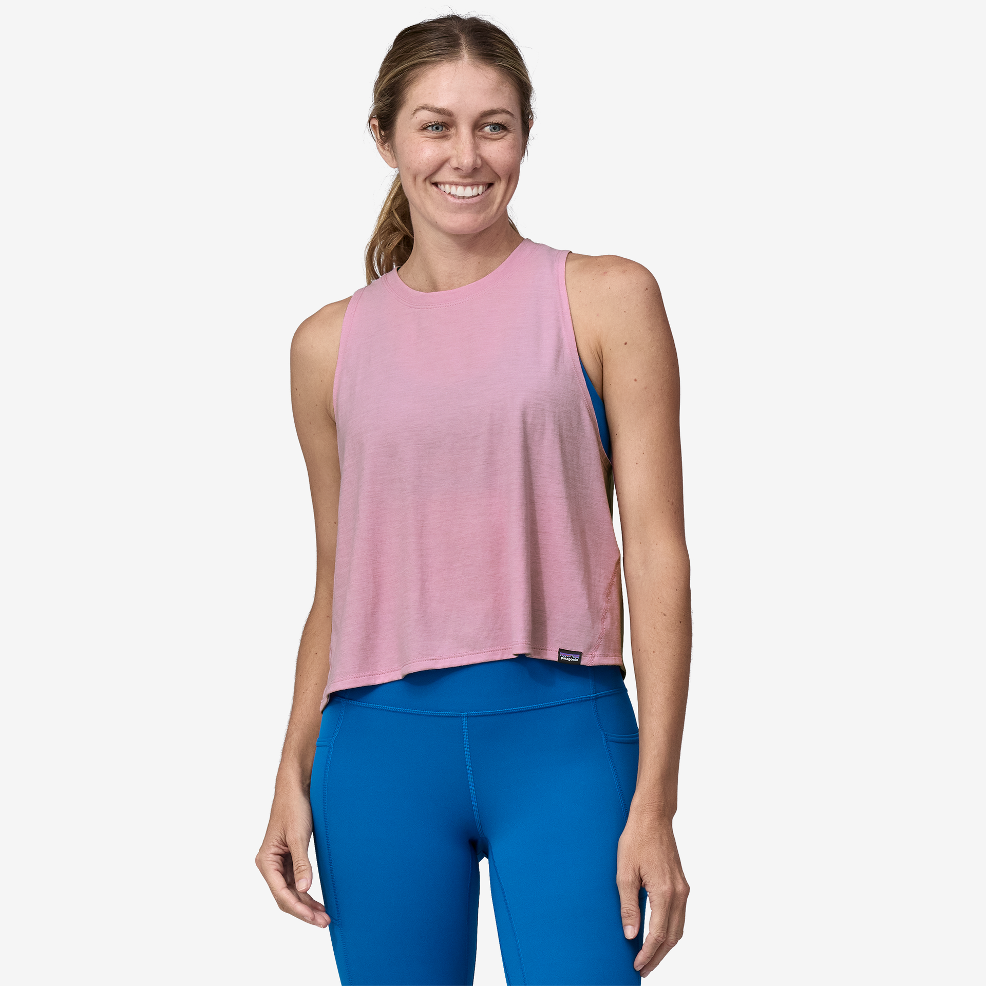 Women's Capilene Cool Trail Cropped Tank - Lightweight Hiking & Running Top for Outdoor Adventures