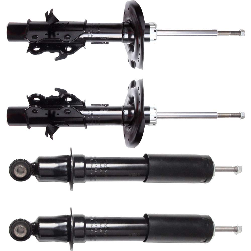 SCITOO 4PCS Front & Rear Shock Absorbers Struts Compatible with 2011-2012 Chevy Camaro (Part# 334686, 334687, 340069) - Smooth Ride & Enhanced Stability for Daily Driving & Performance Upgrades