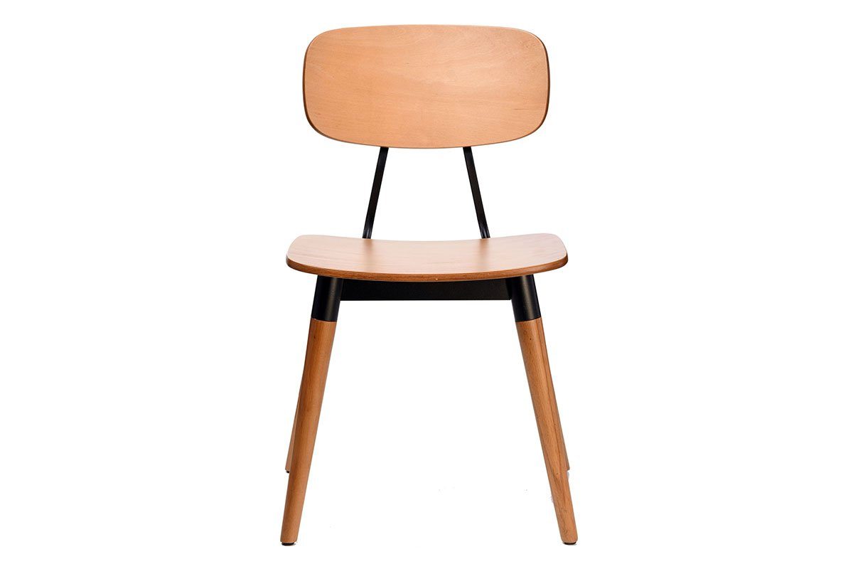 Felix Chair with Ply Seat - Durable & Comfortable Stackable Chair for Restaurants, Cafes, and Events - Perfect for Hospitality & Commercial Use