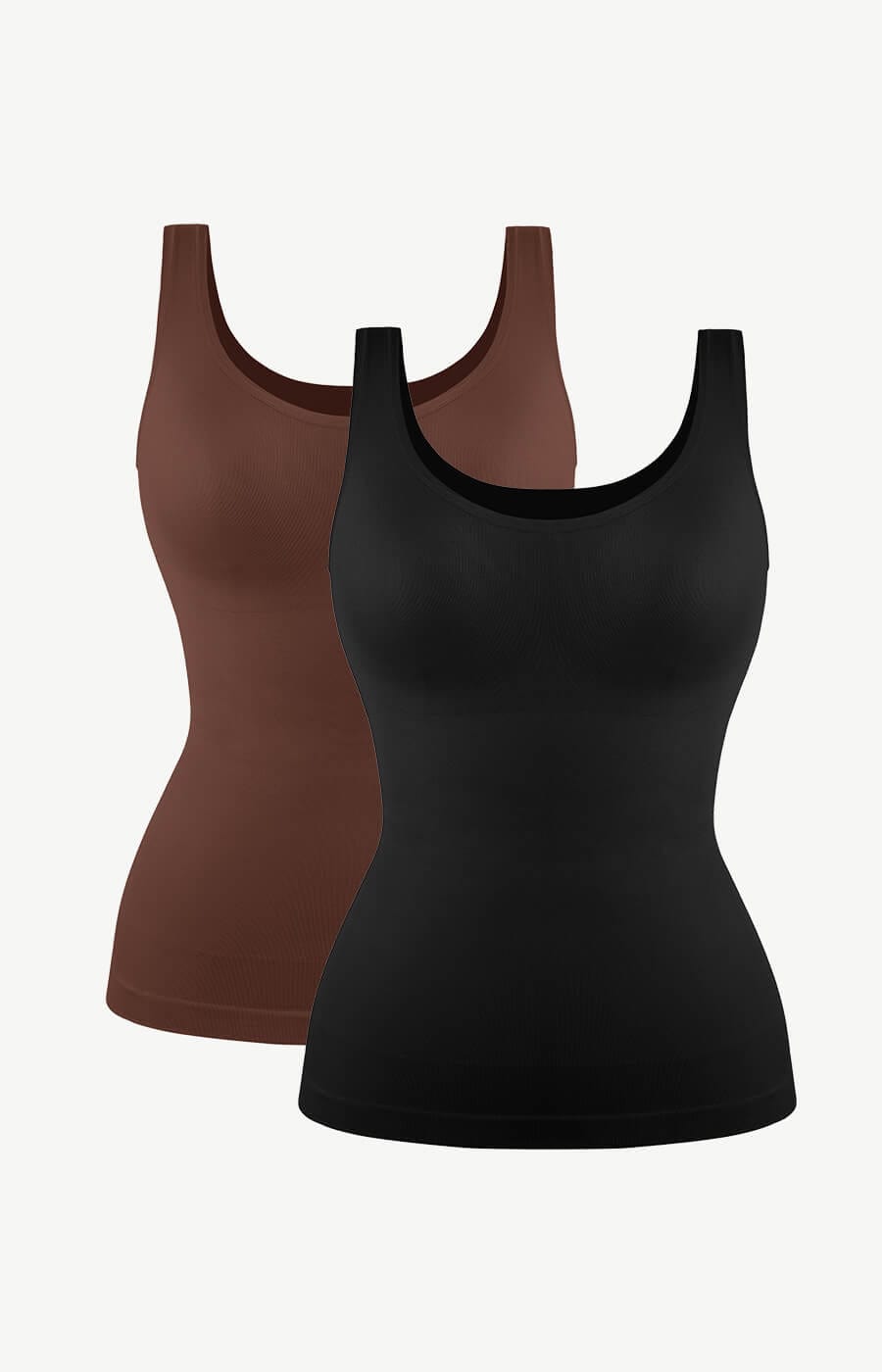 Essentials 2-Way Shaping Tank Top for Women - Slimming & Supportive Workout Shirt for Yoga, Gym & Everyday Wear