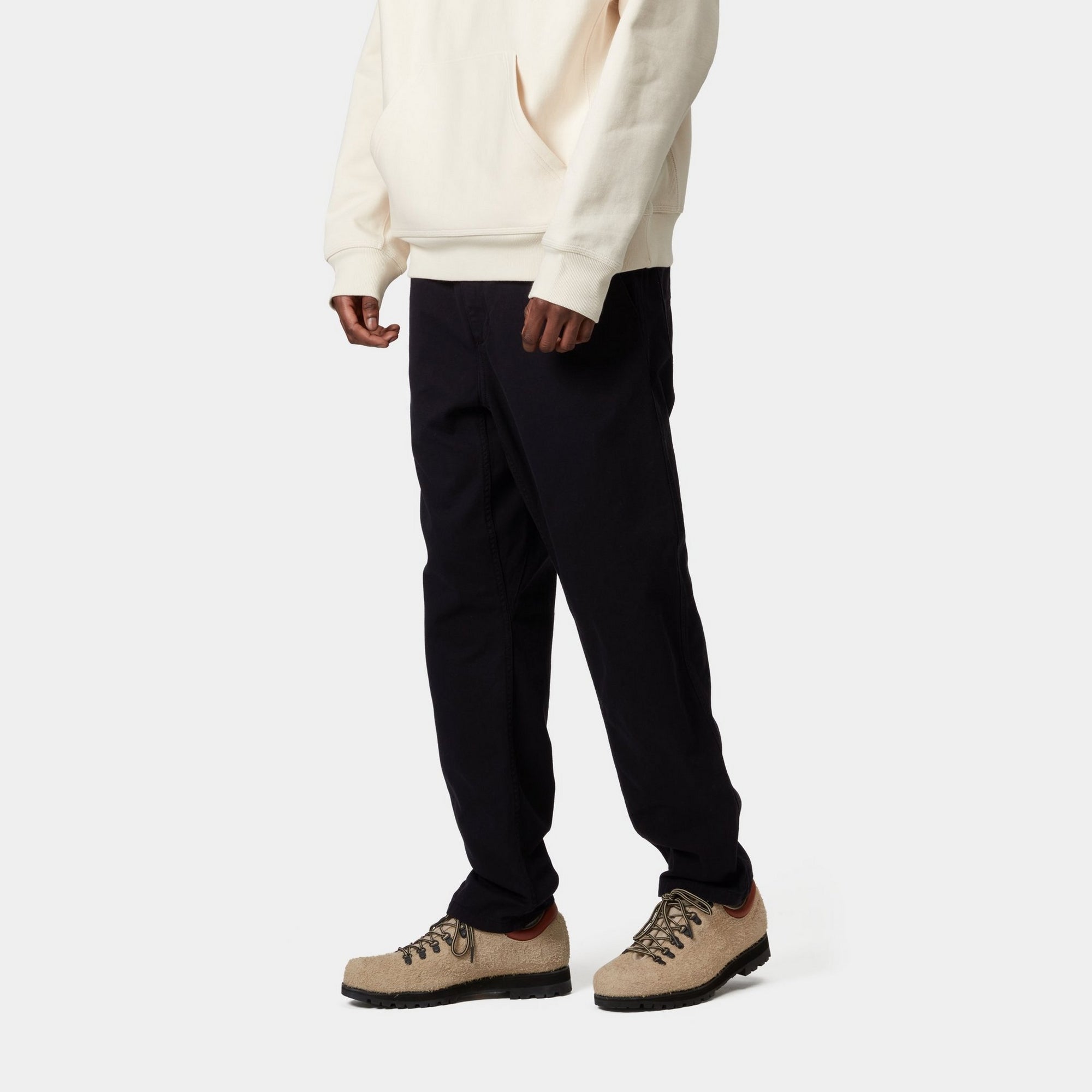 Flint Twill Pants for Men - Classic Black Casual Trousers | Perfect for Office, Travel & Everyday Wear