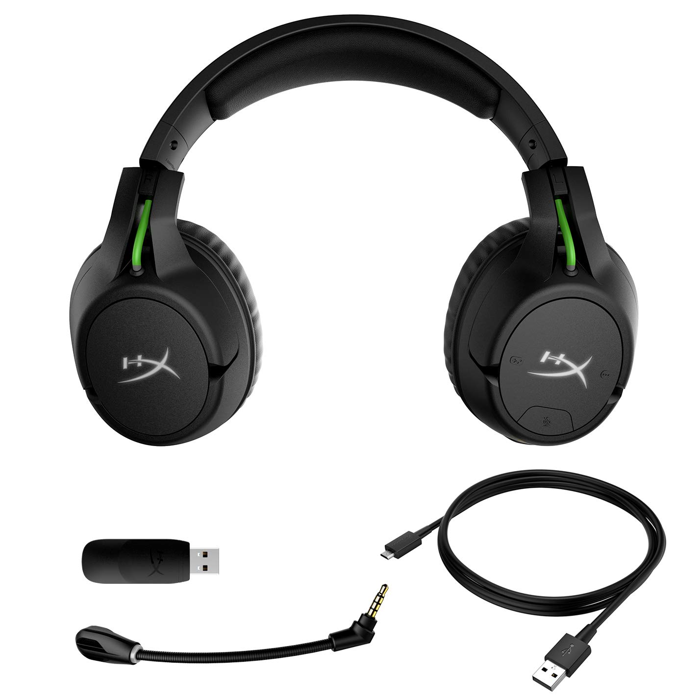 HyperX CloudX Flight Wireless Gaming Headset - Officially Licensed for Xbox, Compatible with Xbox One & Series X|S, Memory Foam Earcups, Detachable Noise-Cancelling Mic - Perfect for Competitive Gaming & Online Chat