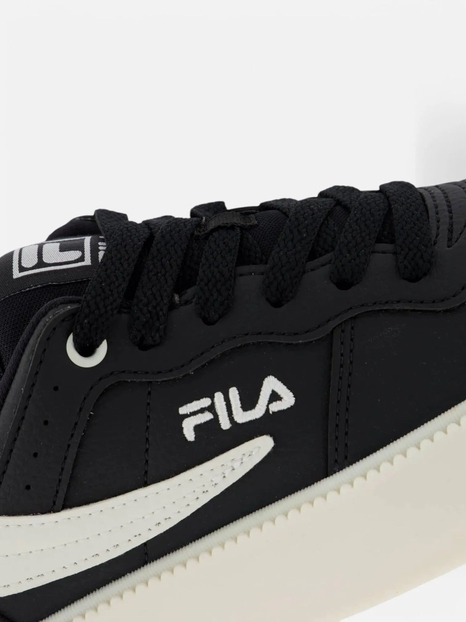 Original Fila Women's Fitness Bold Sneakers - Black & White for Running, Gym & Casual Wear