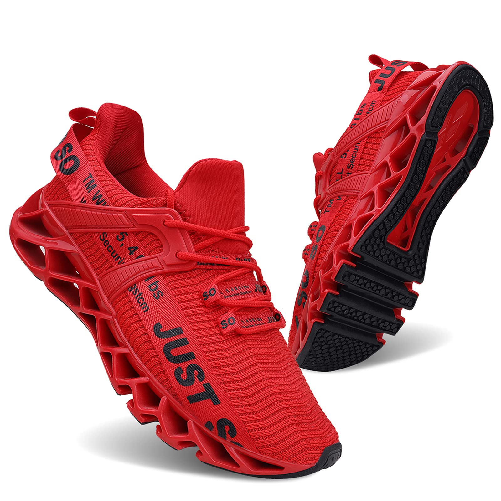 COKAFIL Men's Running Shoes - Lightweight Walking Athletic Tennis Shoes for Men with Blade Traction - Perfect for Jogging, Gym Workouts & Casual Wear