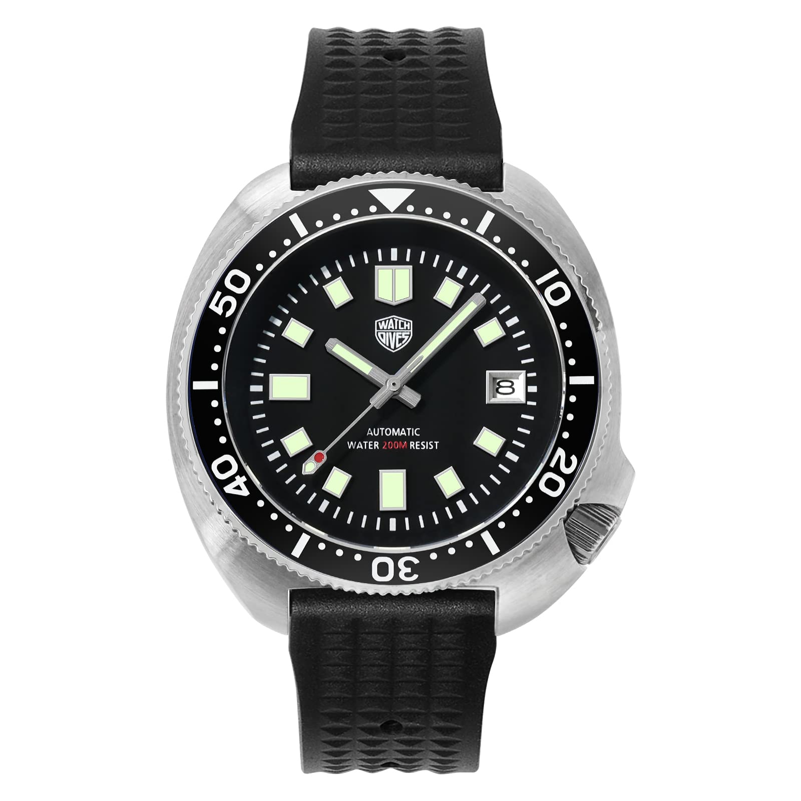 Automatic Diver Watches for Men - NH35 Movement, 200M Water Resistant, Sapphire Crystal, Super Luminous, 316L Stainless Steel - Perfect for Scuba Diving, Swimming & Outdoor Adventures