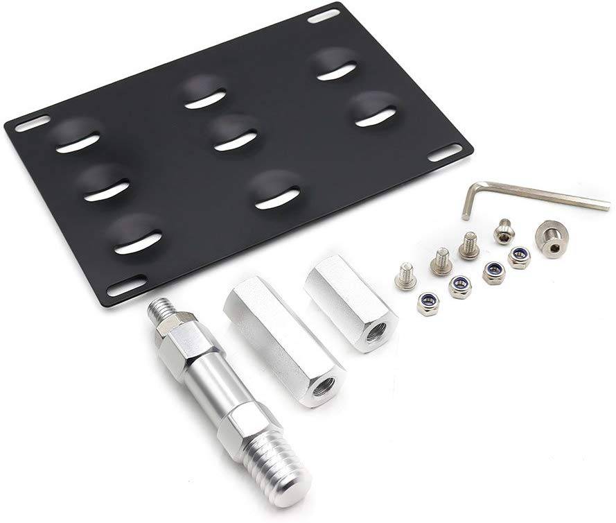2015-2021 Subaru Impreza WRX STI Forester License Plate Relocation Kit - Universal License Plate Mounting Bracket for Front Bumper - Perfect for Car Enthusiasts & Off-Road Driving