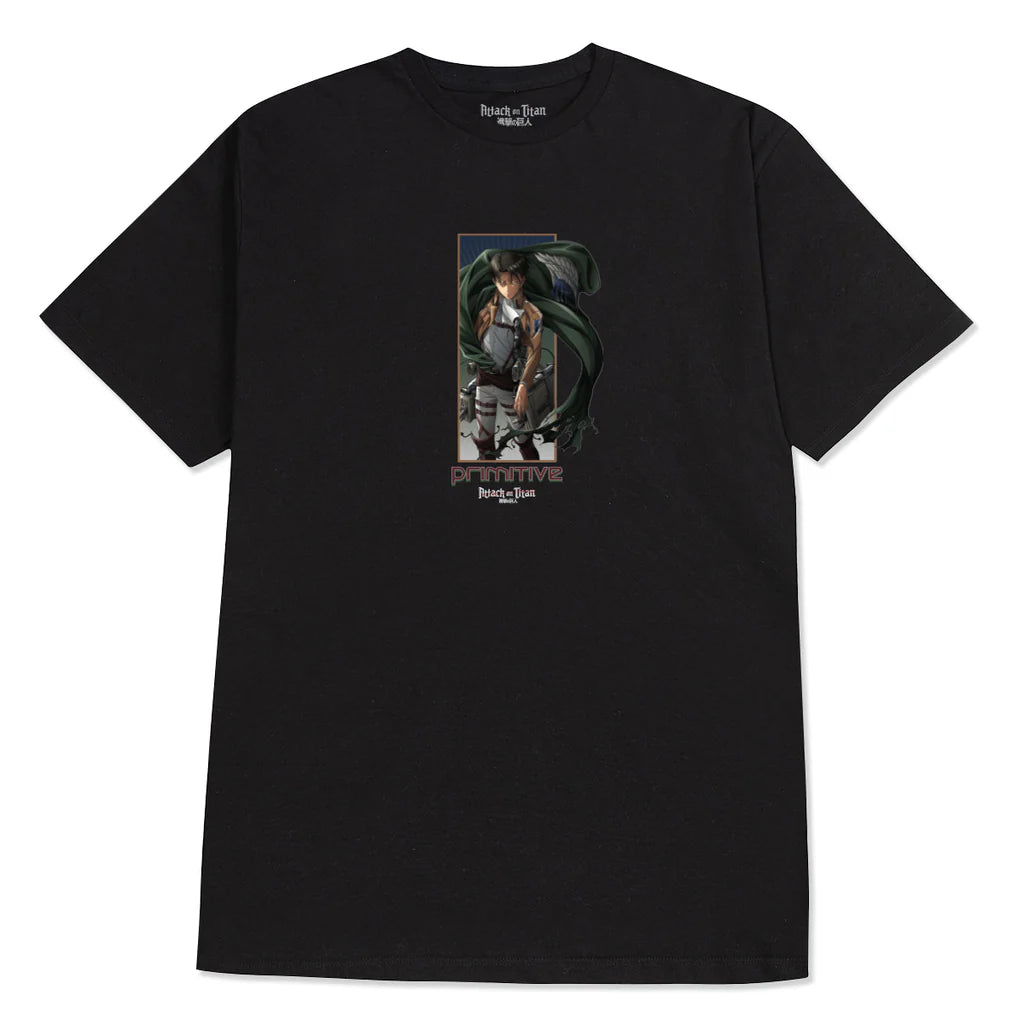 Primitive Tee Levi Black - Vintage Graphic T-Shirt for Men & Women - Casual Streetwear for Everyday Wear