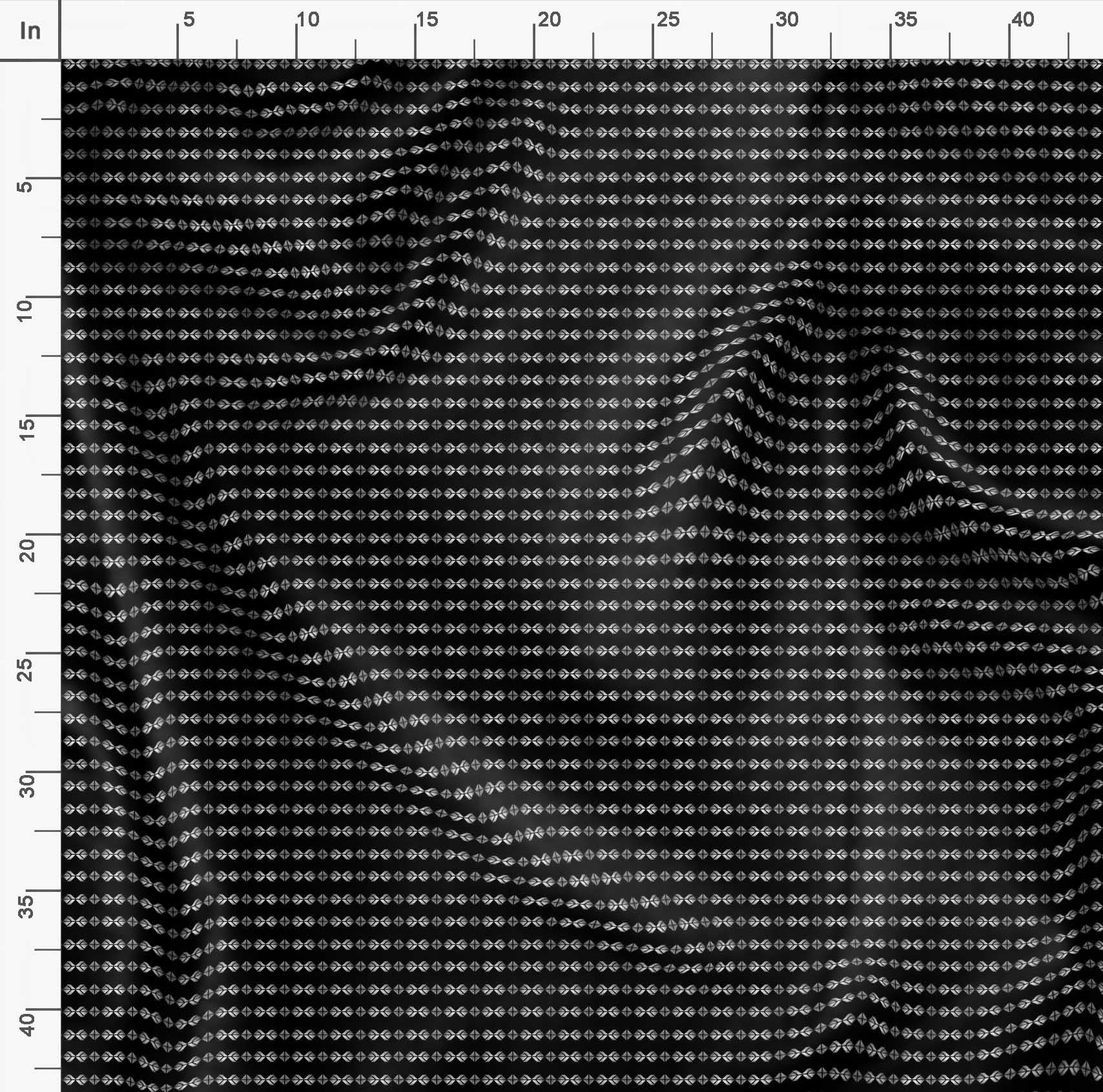 Soimoi Moss Georgette Black Fabric by The Yard - 42 Inch Wide Geometric Printed Fabric for DIY Crafts, Fashion Design, Home Decor & Sewing Projects | Modern Artistic Triangle Pattern Material