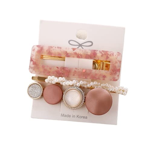 Pink Matt Hair Clips