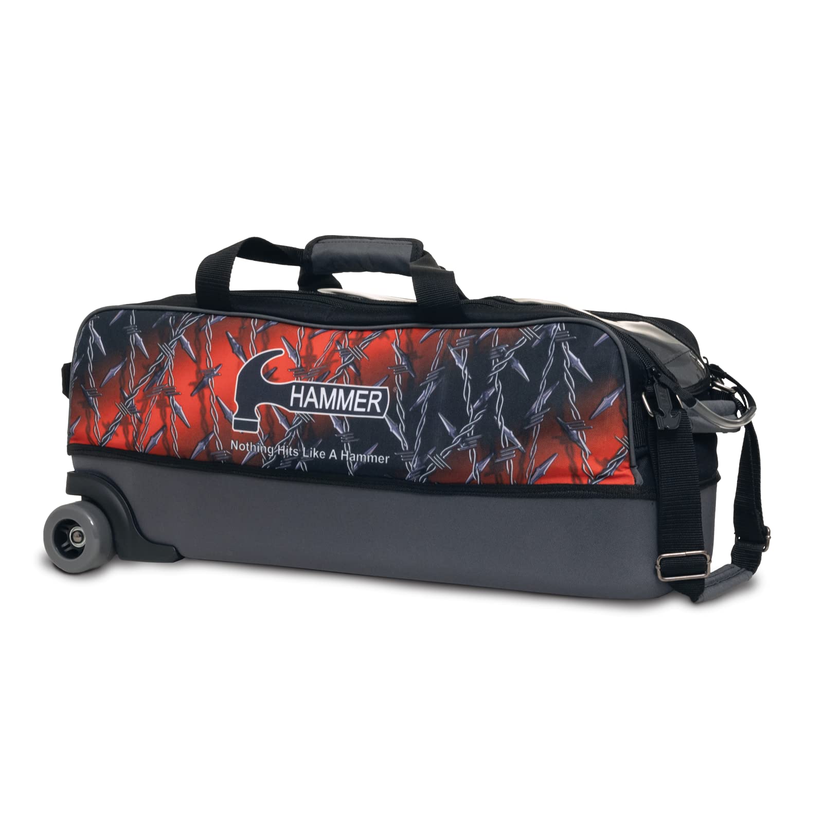 Premium Hammer Bowling Bags for Men & Women - Durable Rolling Bowling Ball Tote with Multiple Pockets - Perfect for League Play, Tournaments & Practice Sessions