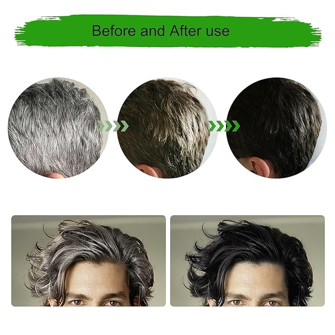 Natural Charcoal Shampoo Bar for Gray Hair - Sundaz Pure Gray Hair Reverse & Darkening Bar with Bamboo Charcoal - Vegan Hair Darkening Soap for Men & Women | Perfect for Daily Hair Care & Natural Gray Coverage