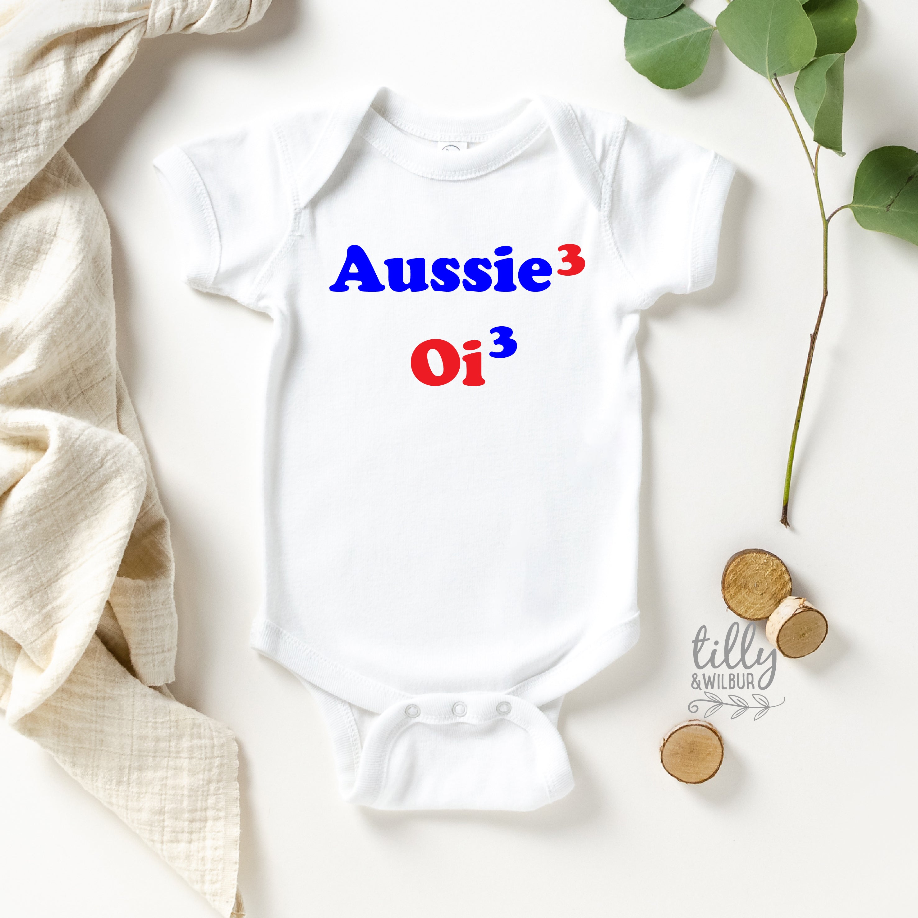 Australian Aussie Oi Oi Oi Baby Bodysuit - Cute Outfit for Newborns & Infants - Perfect for Parties, Holidays & Family Photos