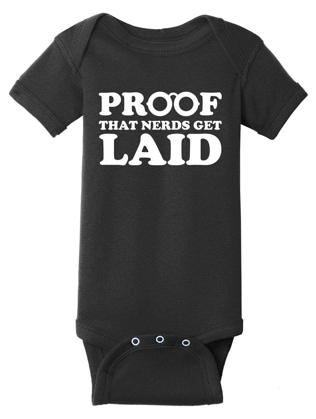 Funny Nerdy Baby Bodysuit Romper - Cute & Comfortable Outfit for Infants - Perfect for Playtime, Photos & Nerdy Parenting Moments