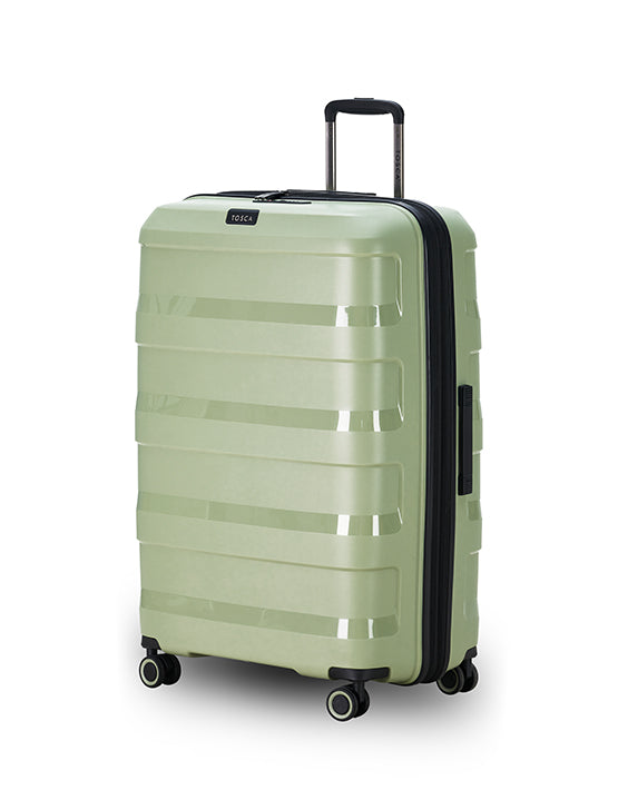 Tosca Comet 29in Large Spinner Luggage - Lightweight Expandable Suitcase with 360° Wheels, Sage Green - Perfect for Travel, Business Trips & Vacation Packing