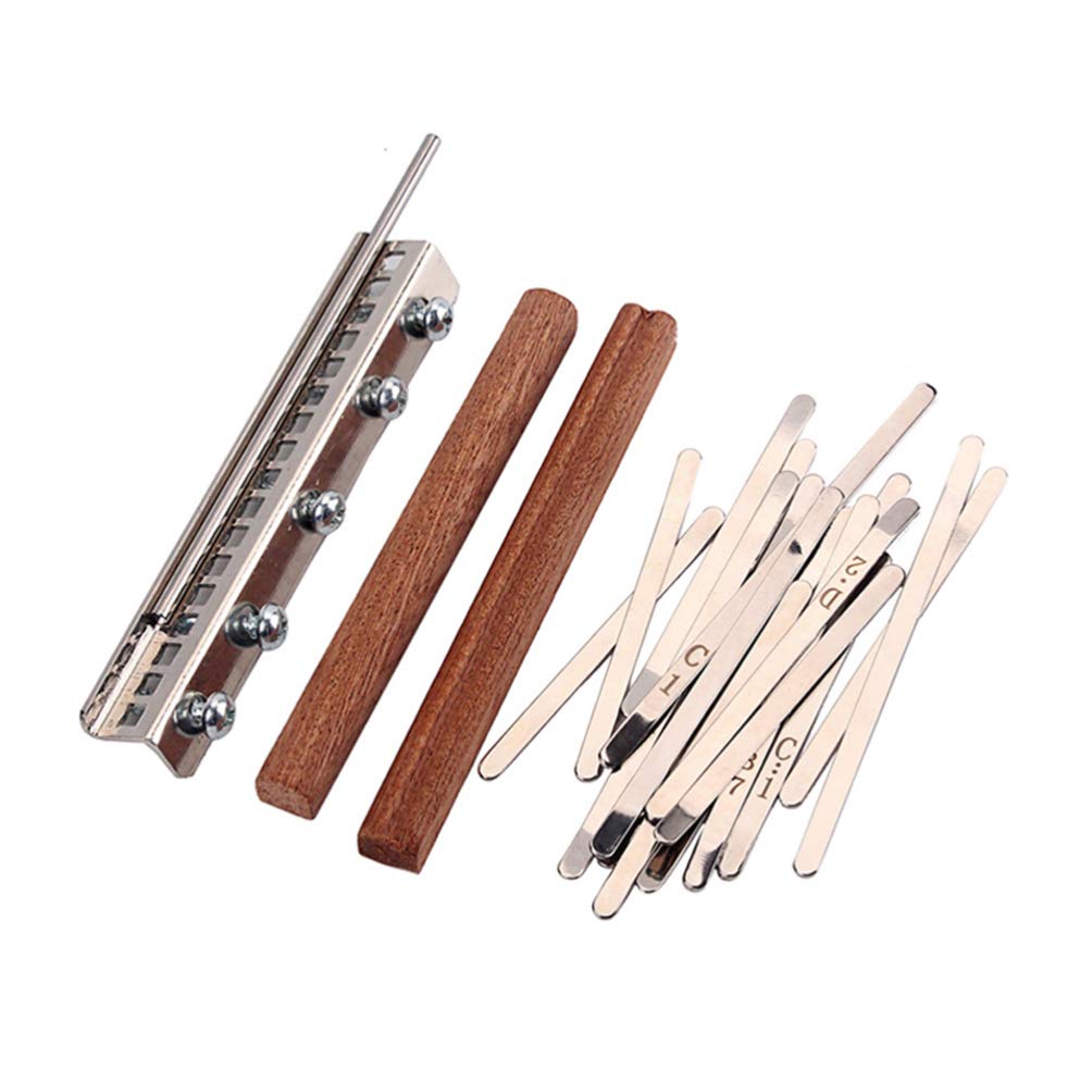 Milisten 17-Piece Musical Instrument Accessories Set - Piano, Guitar, Trumpet Pickup, Kalimba Keys, Percussion Tools with Double Coil & Wooden Thumb Picks - Perfect for Live Performances, Studio Recording & Music Practice