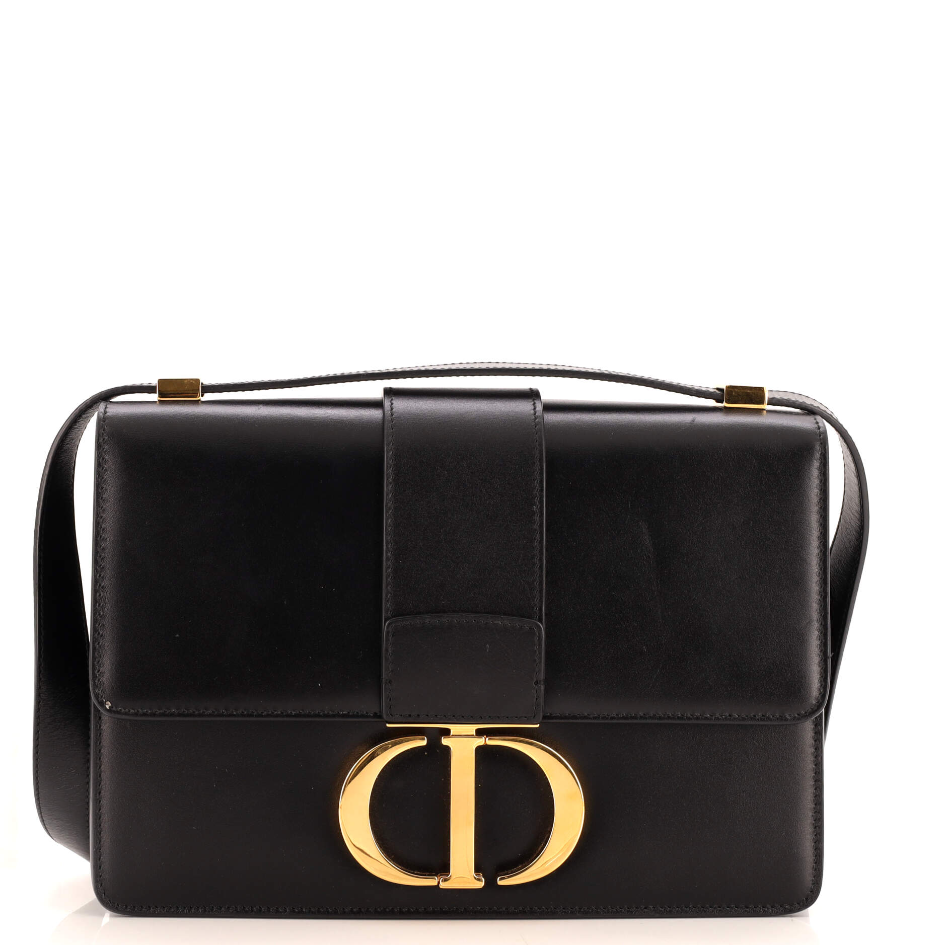 30 Montaigne Flap Bag Genuine Leather Crossbody Purse for Women - Perfect for Work, Travel & Evening Events