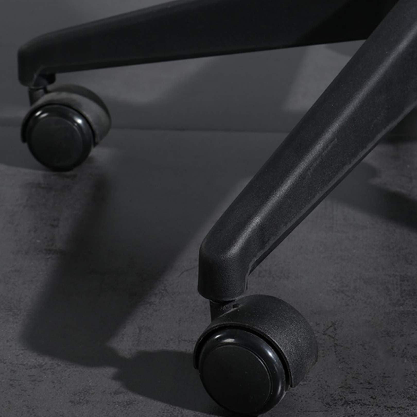 JHome Ergonomic Swivel Office Chair - Adjustable Height Rolling Computer Desk Chair with Lumbar Support for Home, Bedroom & Workspace - Comfortable for Long Hours of Work or Gaming