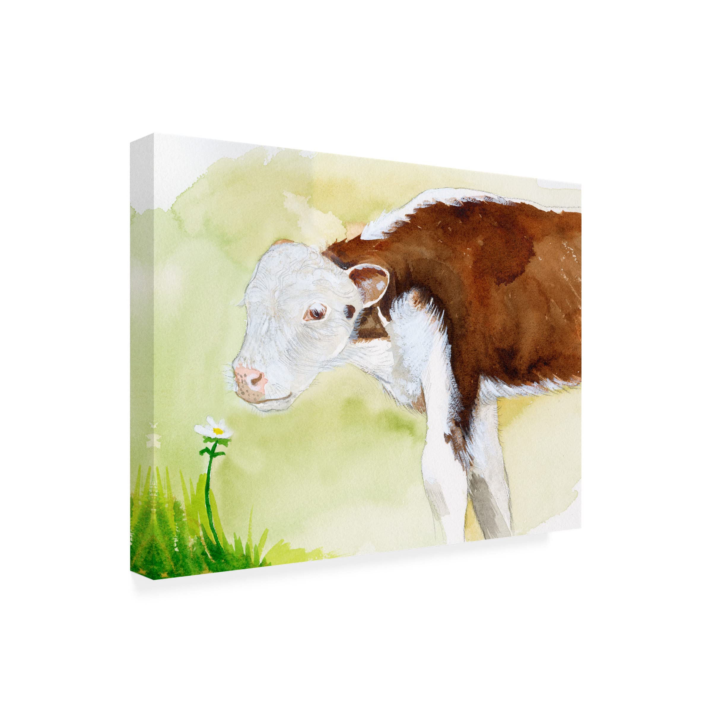 Trademark Fine Art 'Baby Spring Animals VII' Canvas Wall Art by Alicia Ludwig - Perfect for Nursery, Kids Room & Spring Home Decor