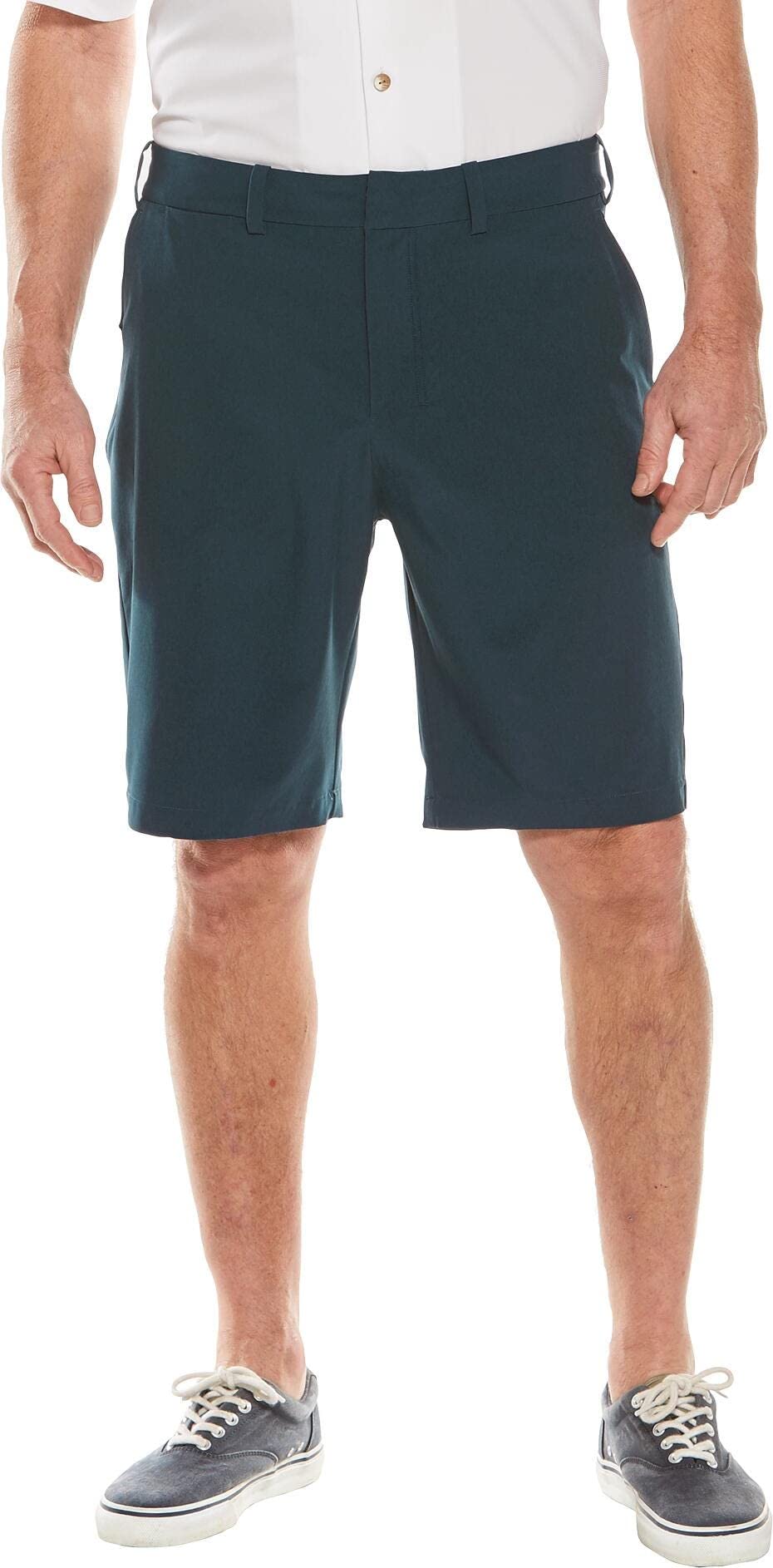 Coolibar UPF 50+ Men's Sun Protective Trek Hybrid Shorts - Lightweight Quick-Dry Hiking & Outdoor Adventure Shorts for Men