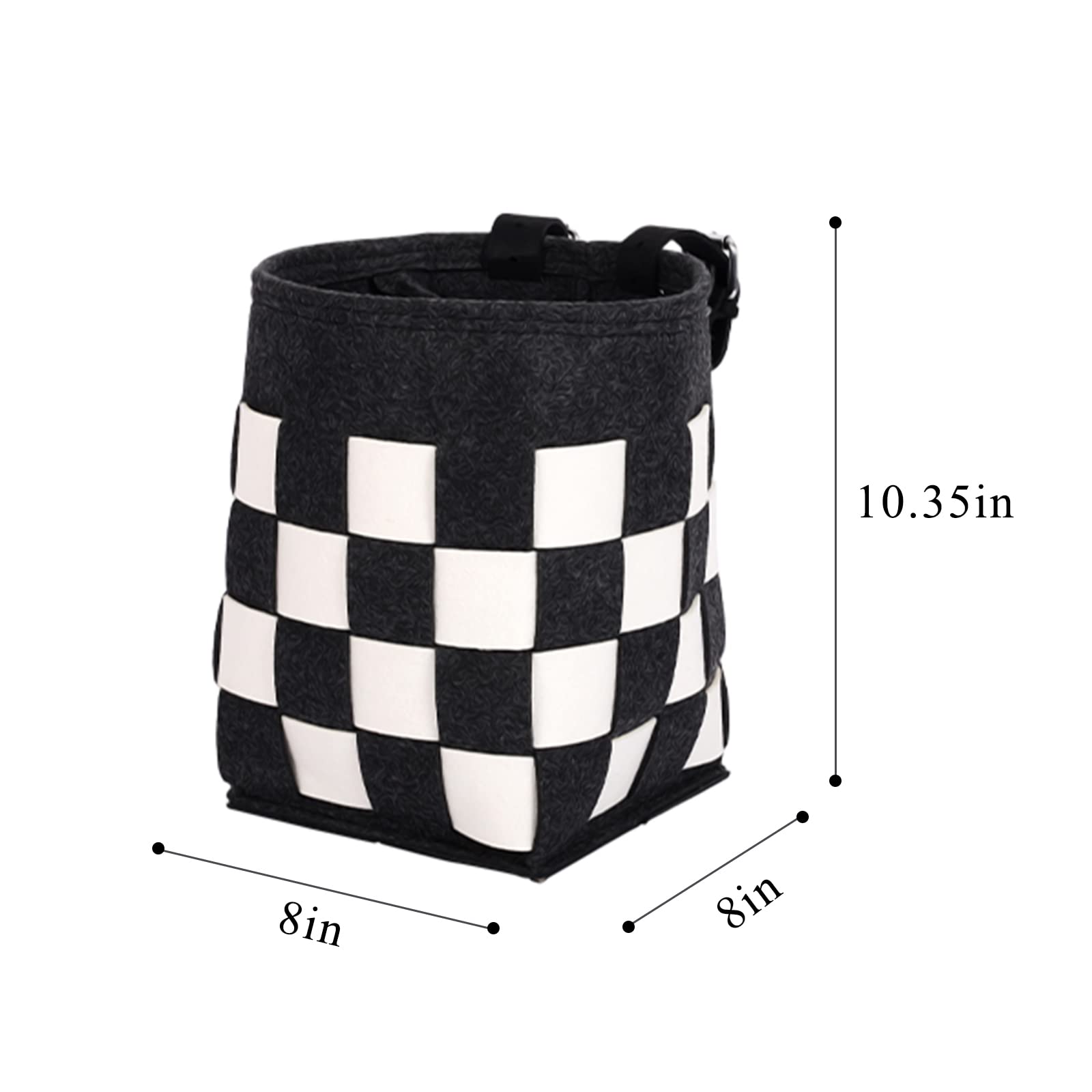 Durable Bike Basket with Fixed Holder - Kids Scooter & Tricycle Accessories Kit with Bell & Tools - Rust-Resistant Front Basket for Electric Bicycles - Perfect for Commuting, Shopping & Family Rides (Men & Women)
