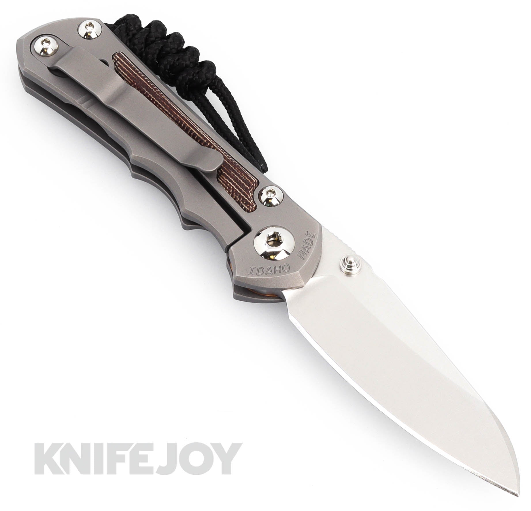 Chris Reeve Small Inkosi Folding Knife - Plain Insingo Magnacut Blade with Glass Blasted Natural Canvas Micarta Handles | EDC, Camping, Outdoor Survival Gear