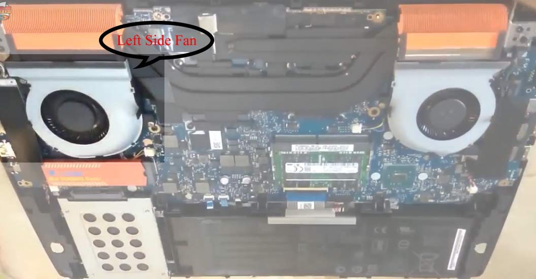 Original HK-Part Replacement Cooling Fan for Asus ROG Strix GL502 GL502VS GL502VSK Laptop - Left Side Ventilation - Perfect for Gaming, Overheating Issues & Laptop Maintenance
