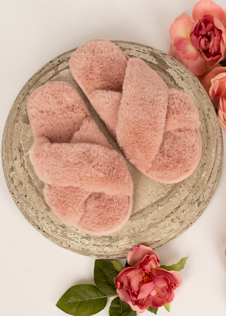 Prisca Women's Comfortable Nude Pink Slippers - Soft Indoor/Outdoor House Shoes for Relaxing at Home, Spa, or Travel