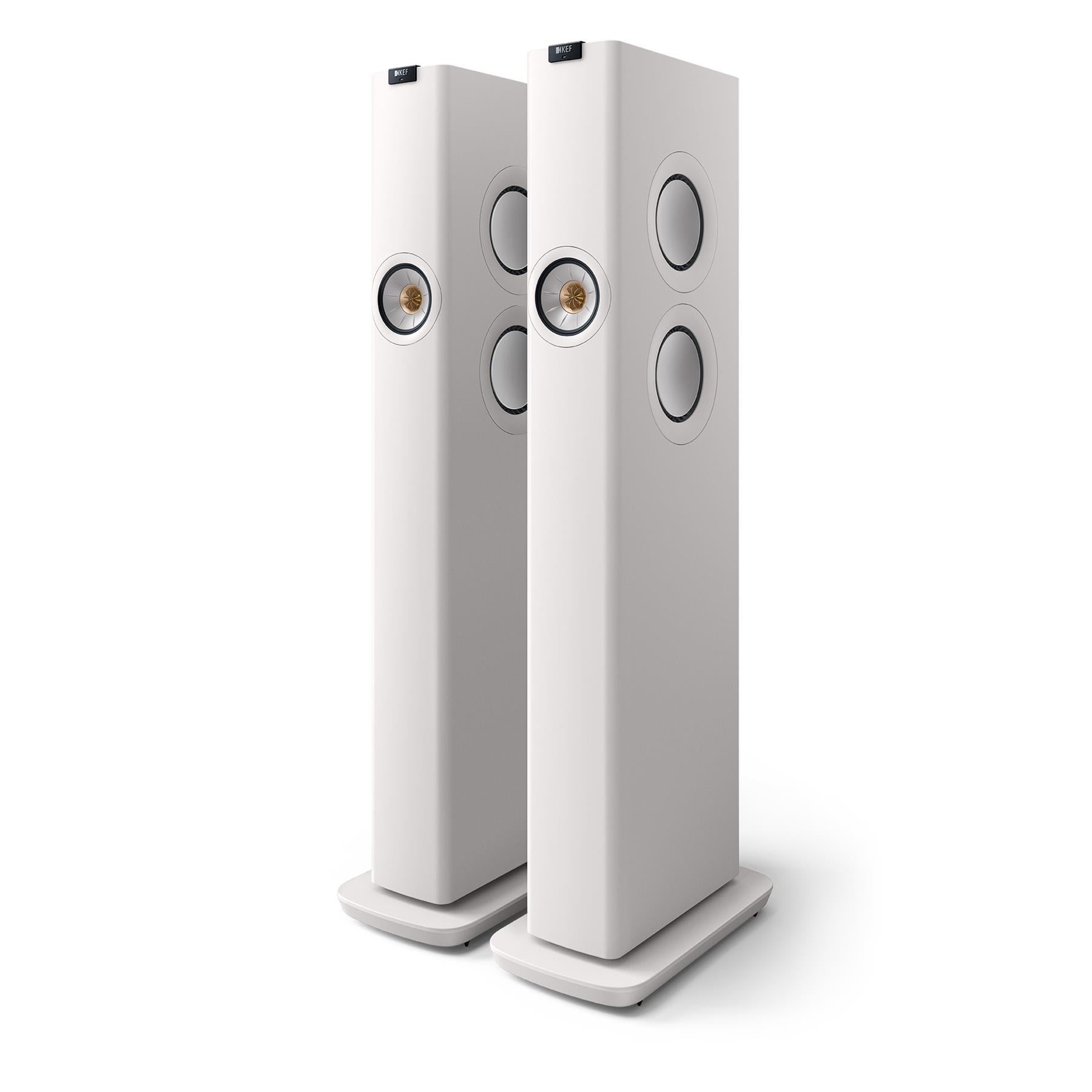 KEF LS60 Wireless HiFi Speakers (Pair) - Premium Sound Quality for Home Theater & Music Listening | Open Box Special