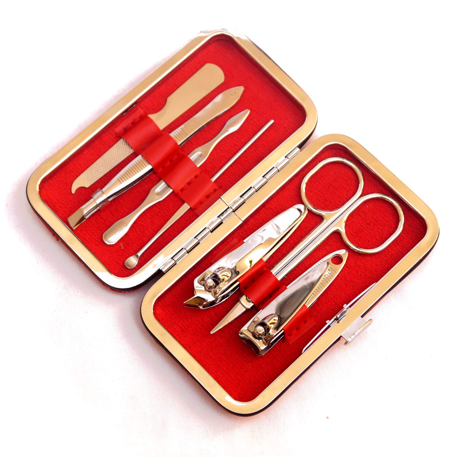 Professional Stainless Steel Nail Clipper Travel Set - Manicure & Pedicure Kit for Women & Men with Nail Scissors & Travel Case | Perfect for Home, Travel, and Grooming Essentials