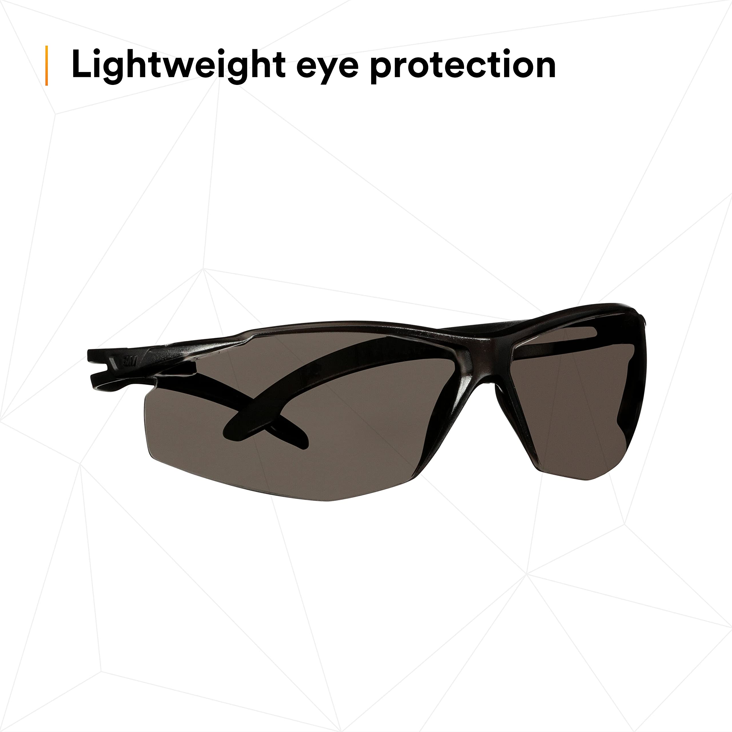 3M SecureFit 500 Series Safety Glasses - 20 Pack ANSI Z87.1 Certified Impact Resistant Eyewear with Anti-Fog & Anti-Scratch Gray Lenses, Adjustable Ratchet Temples - Ideal for Construction, Woodworking, Lab Work & Industrial Safety Protection