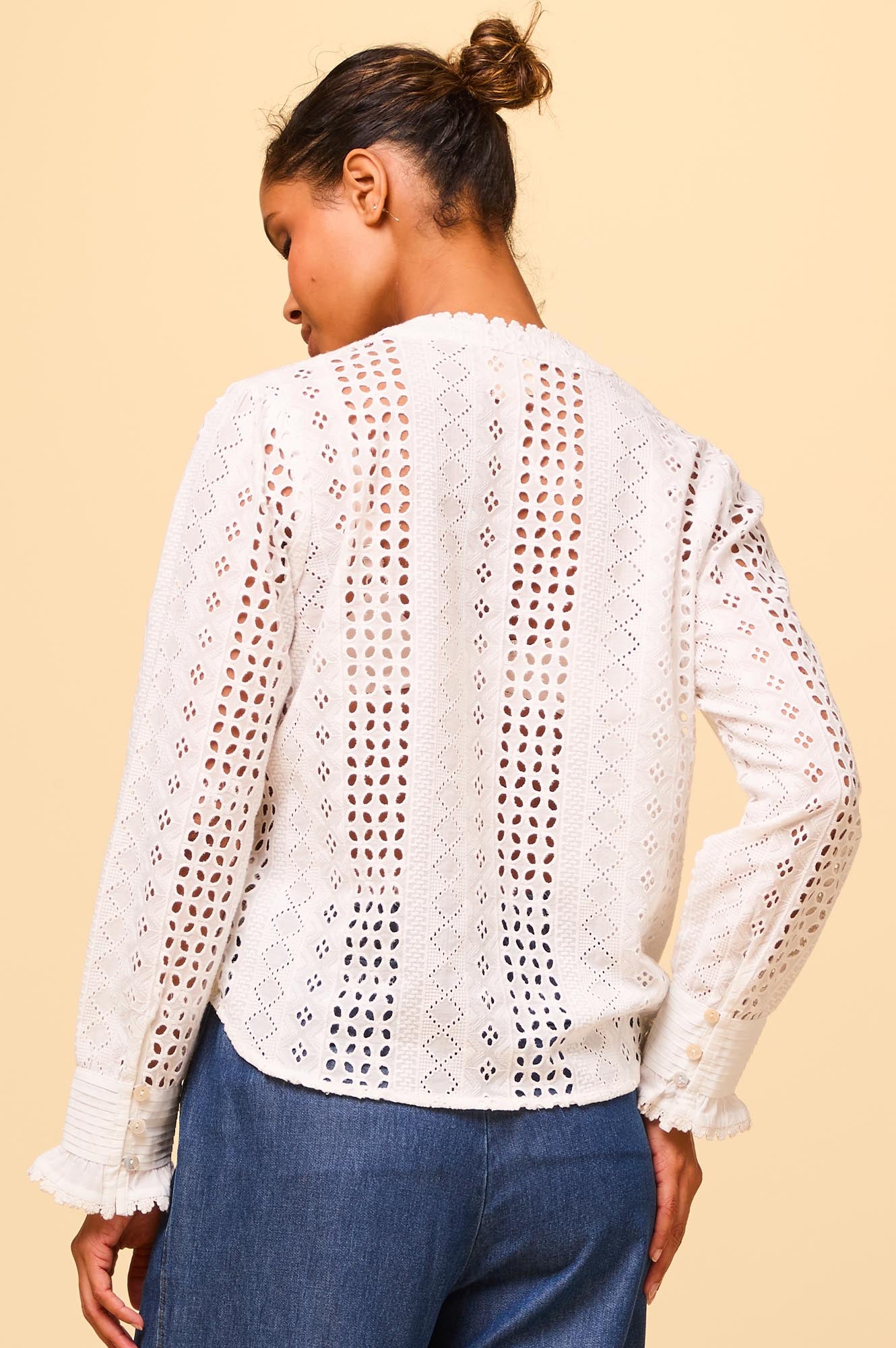 Quinn Blouse Women's White Elegant Casual Shirt - Perfect for Office Wear, Date Night & Spring Outfits