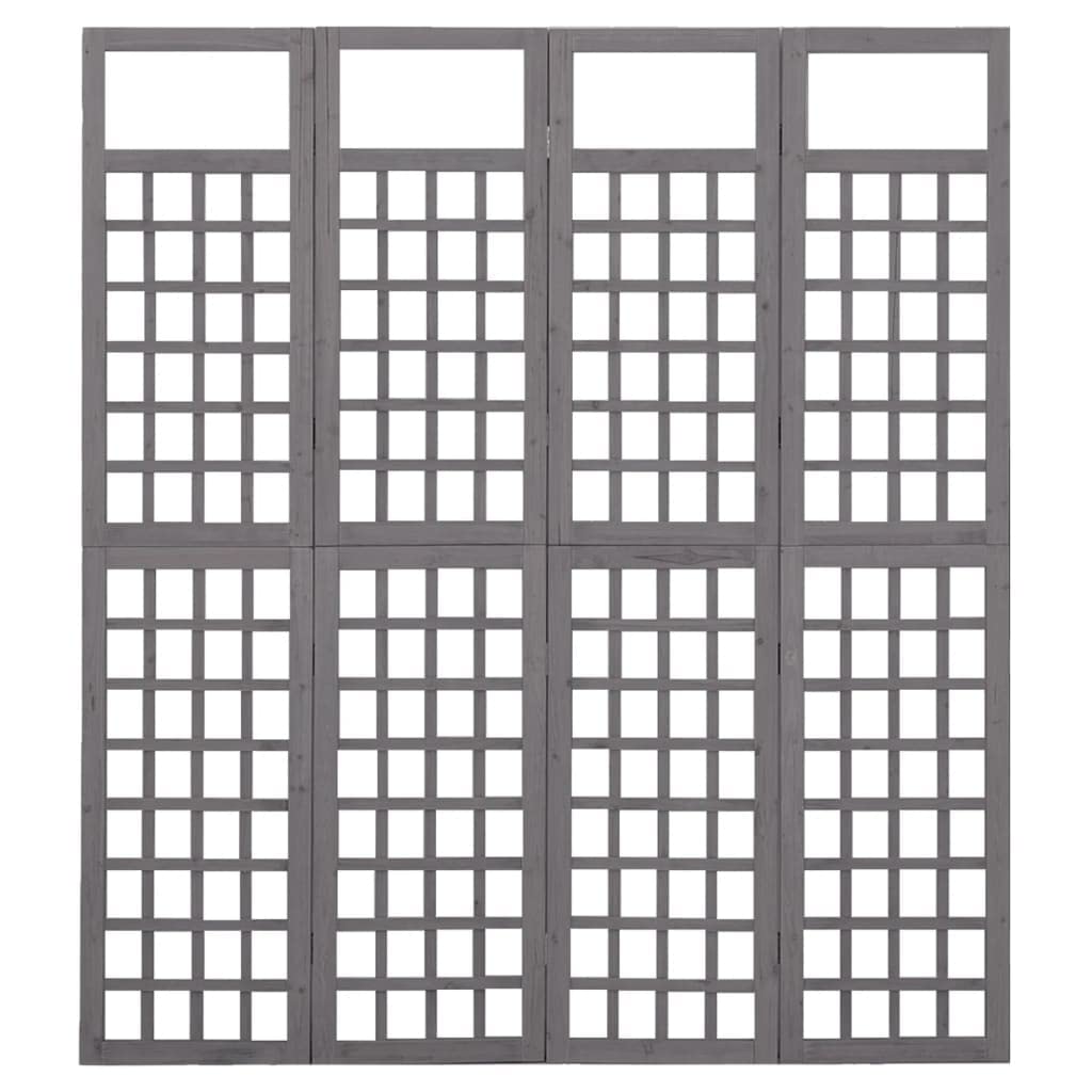 4-Panel Room Divider Screen - 63.4