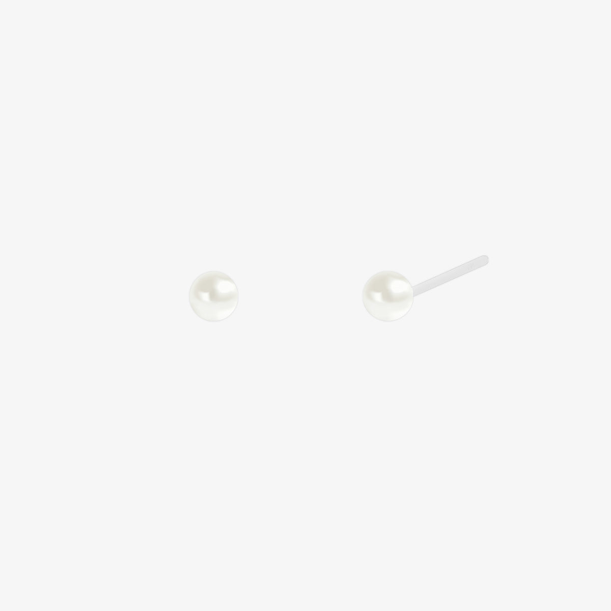 Freshwater Pearl Earrings for Women - 3 Sizes (6mm/8mm/10mm) - Classic Stud Earrings for Daily Wear, Office & Special Occasions