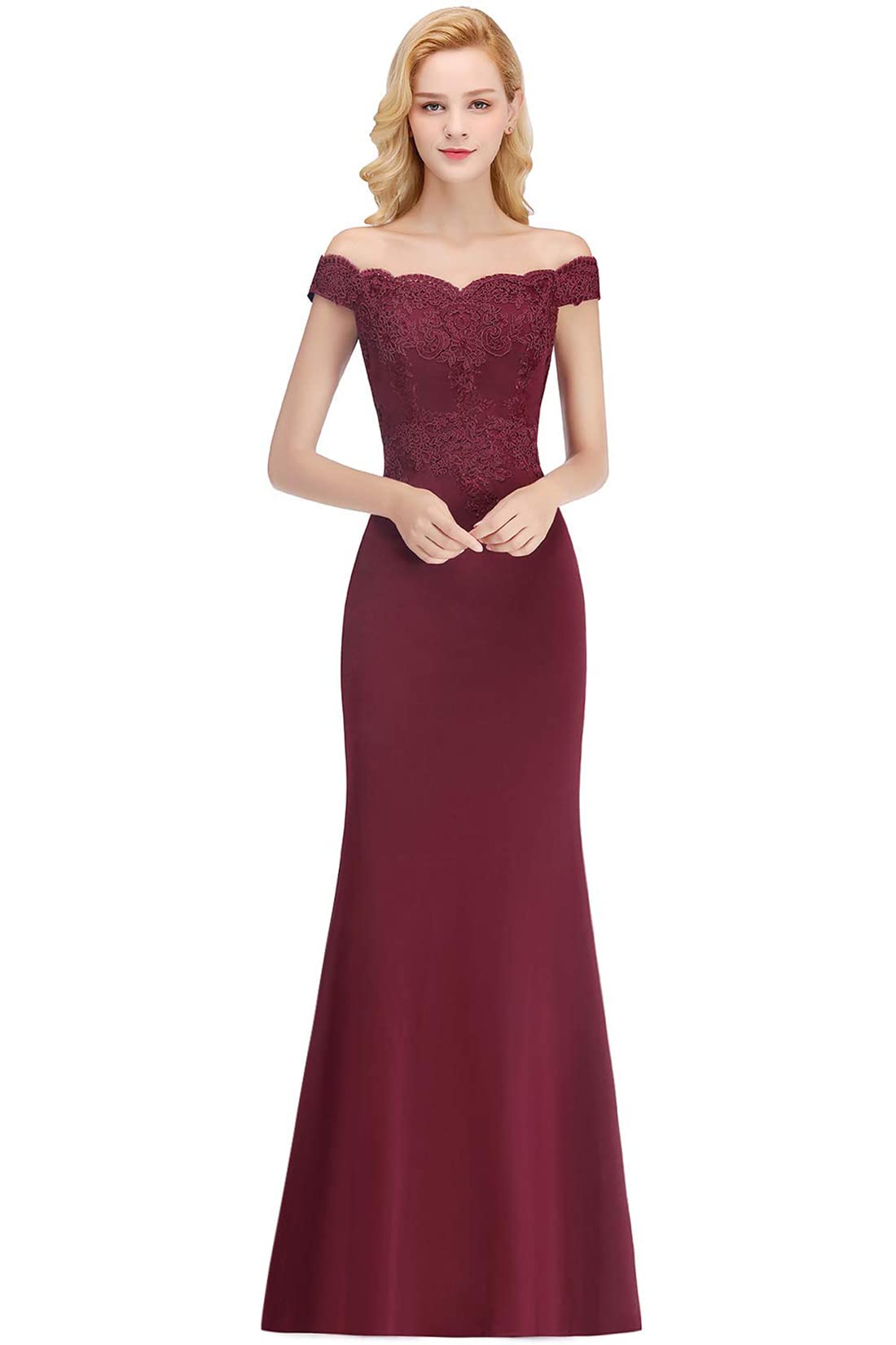 Elegant Off-Shoulder Mermaid Prom Dresses for Women - Long Formal Evening Gowns for Homecoming, Wedding Guest & Special Occasions
