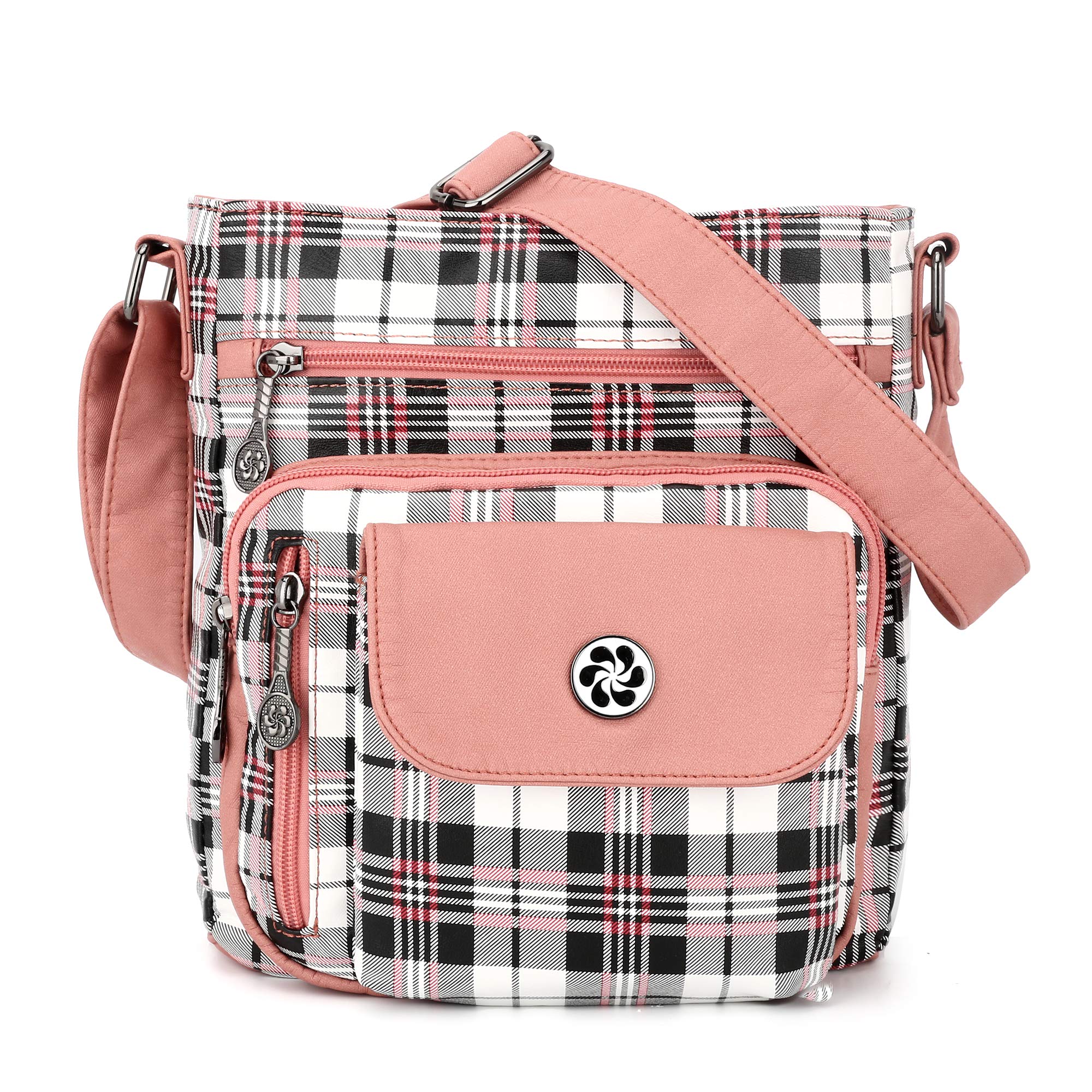 Angel Kiss Vegan Leather Crossbody Bag for Women - Adjustable Strap Small Shoulder Purse | Perfect for Everyday Use, Travel & Date Nights