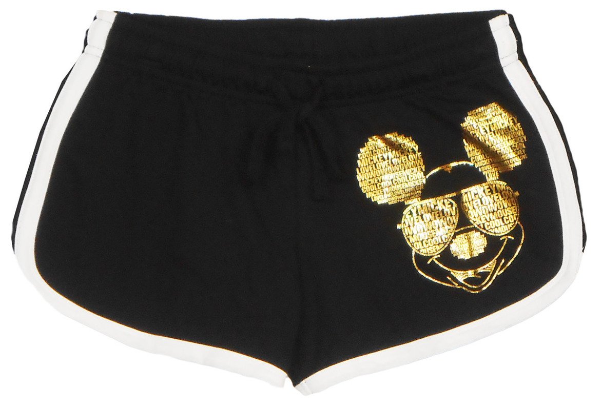 Disney Junior Mickey Mouse Lounge Shorts for Boys - Black, Large Size - Comfortable Sleepwear & Casual Wear for Kids