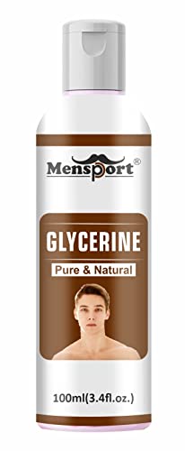 100% Natural Liquid Glycerin for Skin & Hair Hydration - Chemical-Free, Non-GMO, Gluten-Free Moisturizer (100ml) - Ideal for Dry Skin Care, DIY Beauty Products & Natural Hair Treatments