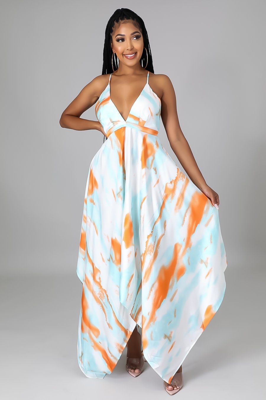Aruba Vacation Dress - Women's Flowy Summer Beach Dress for Tropical Getaways | Perfect for Beach Vacations, Resorts & Pool Parties