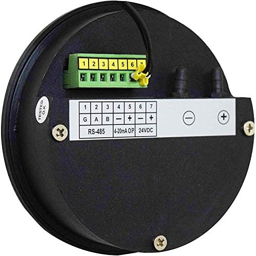 Room Pressure Monitor with Calibration Certificate - Accurate Air Pressure Gauge for Laboratories, Cleanrooms & HVAC Systems