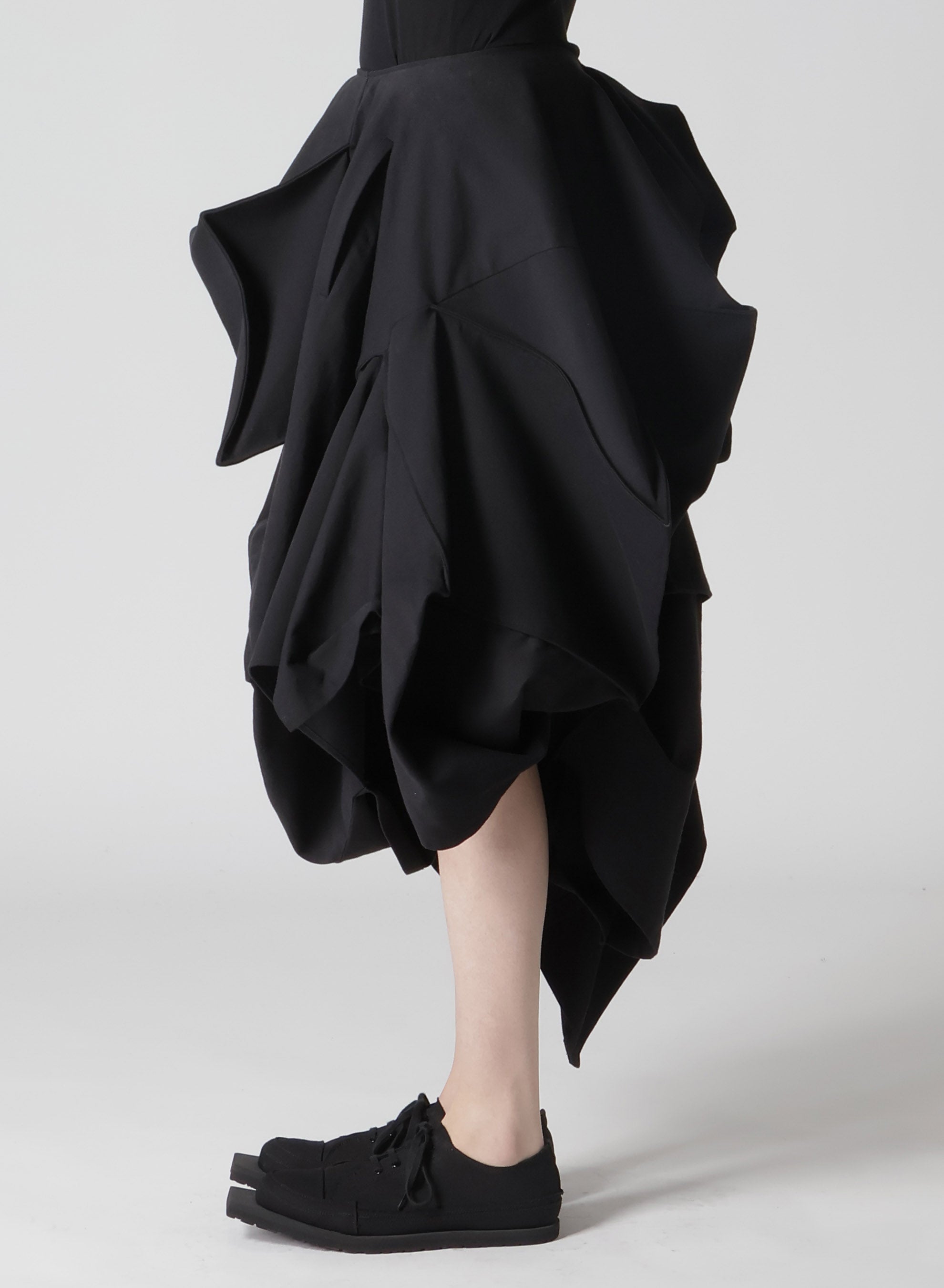 Premium Hemp Twill Skirt with Backside Uniform Design & L Box Detail - Eco-Friendly Women's Fashion for Casual Wear, Office & Summer Outfits