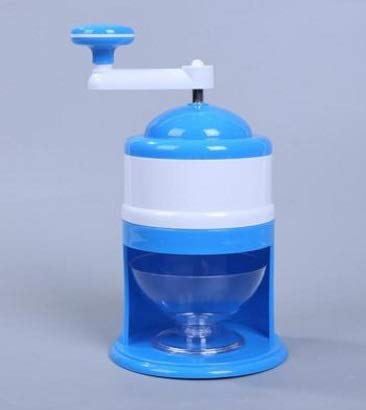 Portable Manual Ice Crusher - DIY Ice Shaver for Snow Cones, Smoothies & Slushies - Handheld Home Ice Block Maker for Cocktails, Desserts & Party Drinks