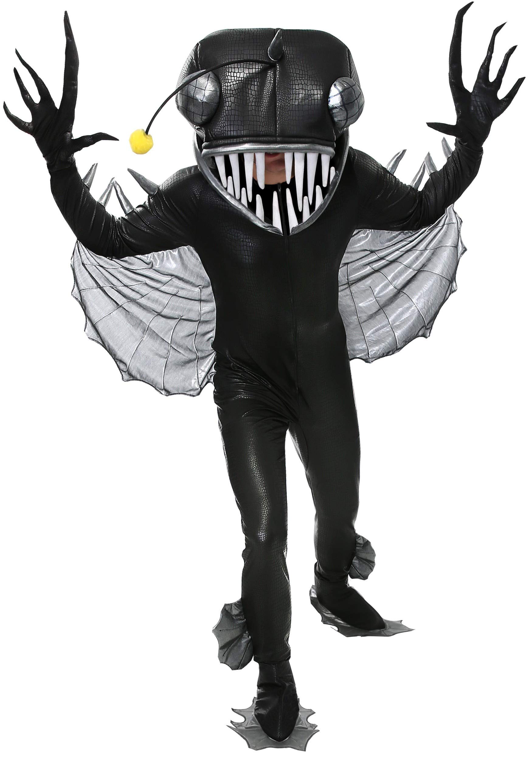 Angler Fish Costume for Adults - Realistic Deep Sea Halloween Costume for Men & Women | Perfect for Halloween Parties, Cosplay, and Underwater Themed Events