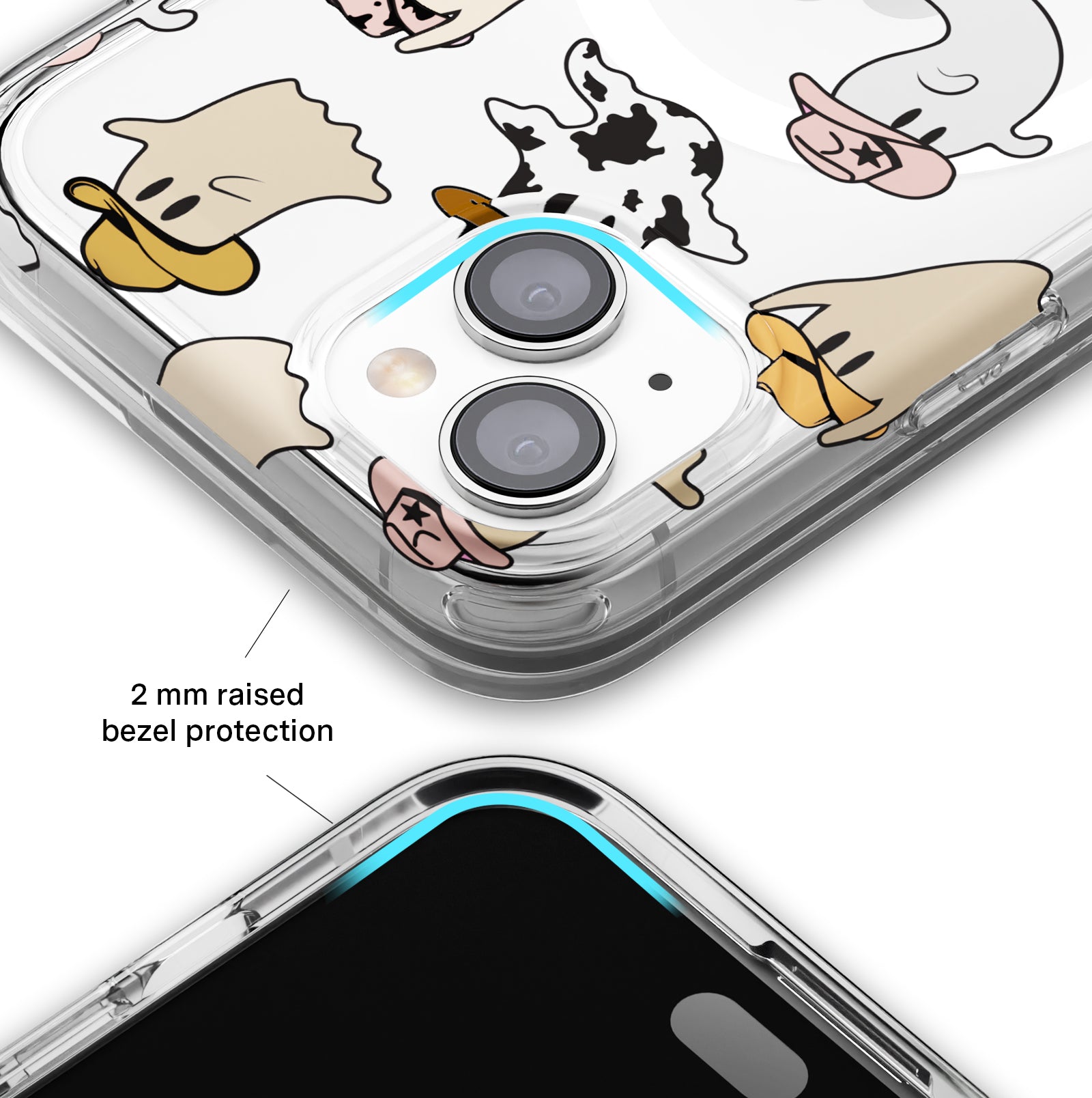 Ghosted Cowboys iPhone Case - Stylish & Durable Phone Cover for iPhone 13/14/15 Pro Max - Perfect for Western Lovers & Country Music Fans (Rodeo, Concerts, Outdoor Adventures)