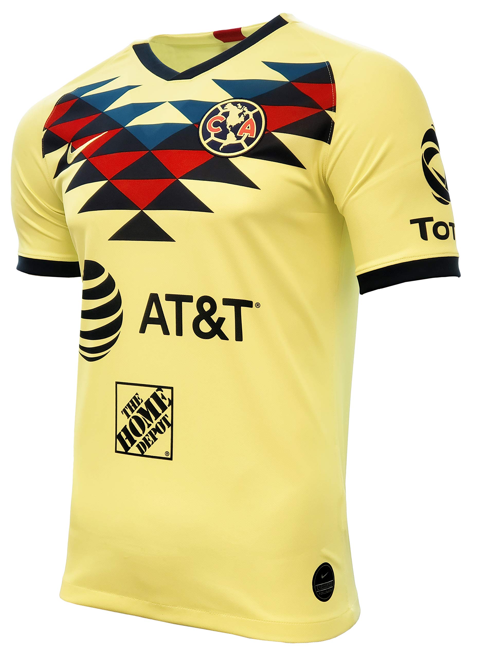 Nike Club America 2019/2020 Home Jersey - Authentic Soccer Jersey for Men - Perfect for Matches, Training & Fan Support